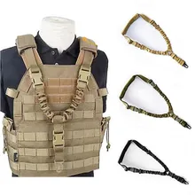 Ao ar livre cinto cs mochila acessórios hutning tactical gun sistema de segurança cabo retrátil corda de segurança arma rifle pistola estilingue # g2(China)