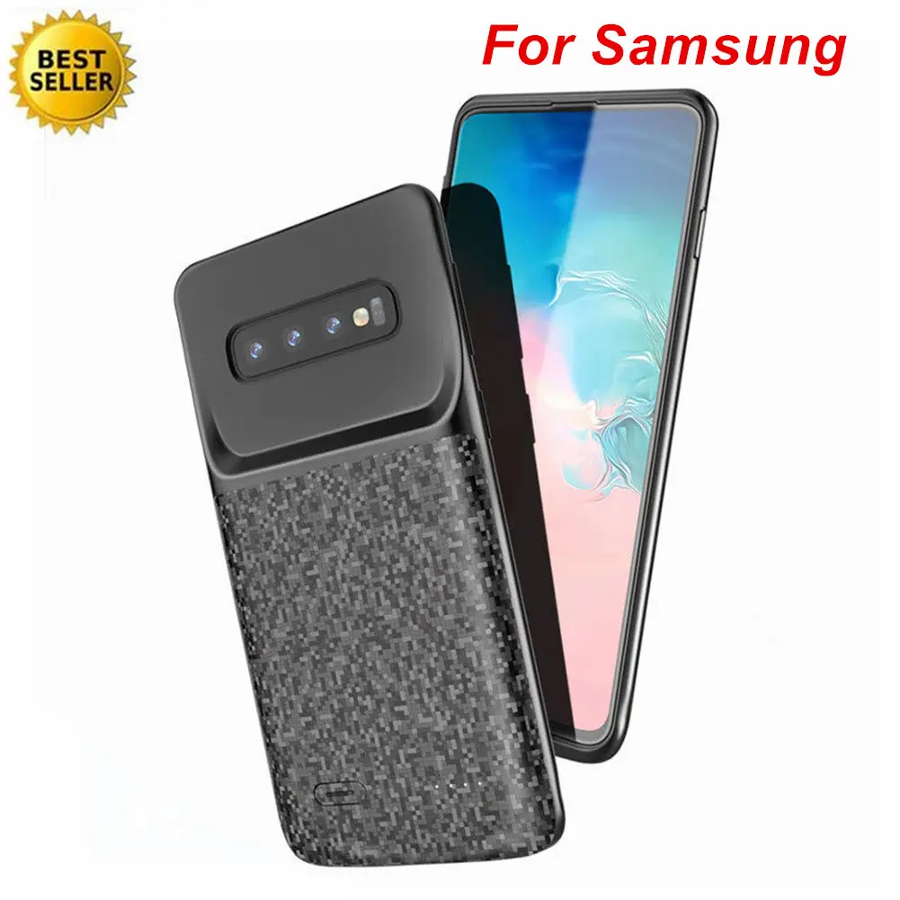 

For Samsung Galaxy S7 S7 Edge S10 S10E S10 Plus Battery Case Soft Back Clip Charger Power Bank S7 S7 Edge S10 S10E S10 Plus