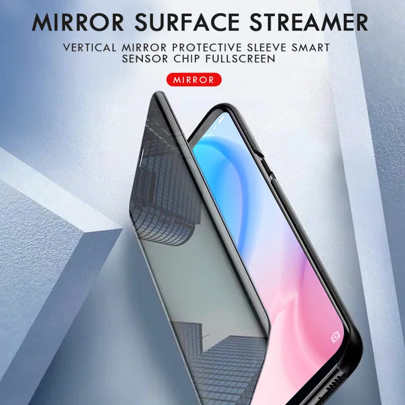 Mi rror флип противоударный чехол для Xiaomi mi 9t Pro 9 SE 8 Lite Стенд защитный чехол для Xiaomi mi a1 A2 A3 Lite CC9 CC9E чехол