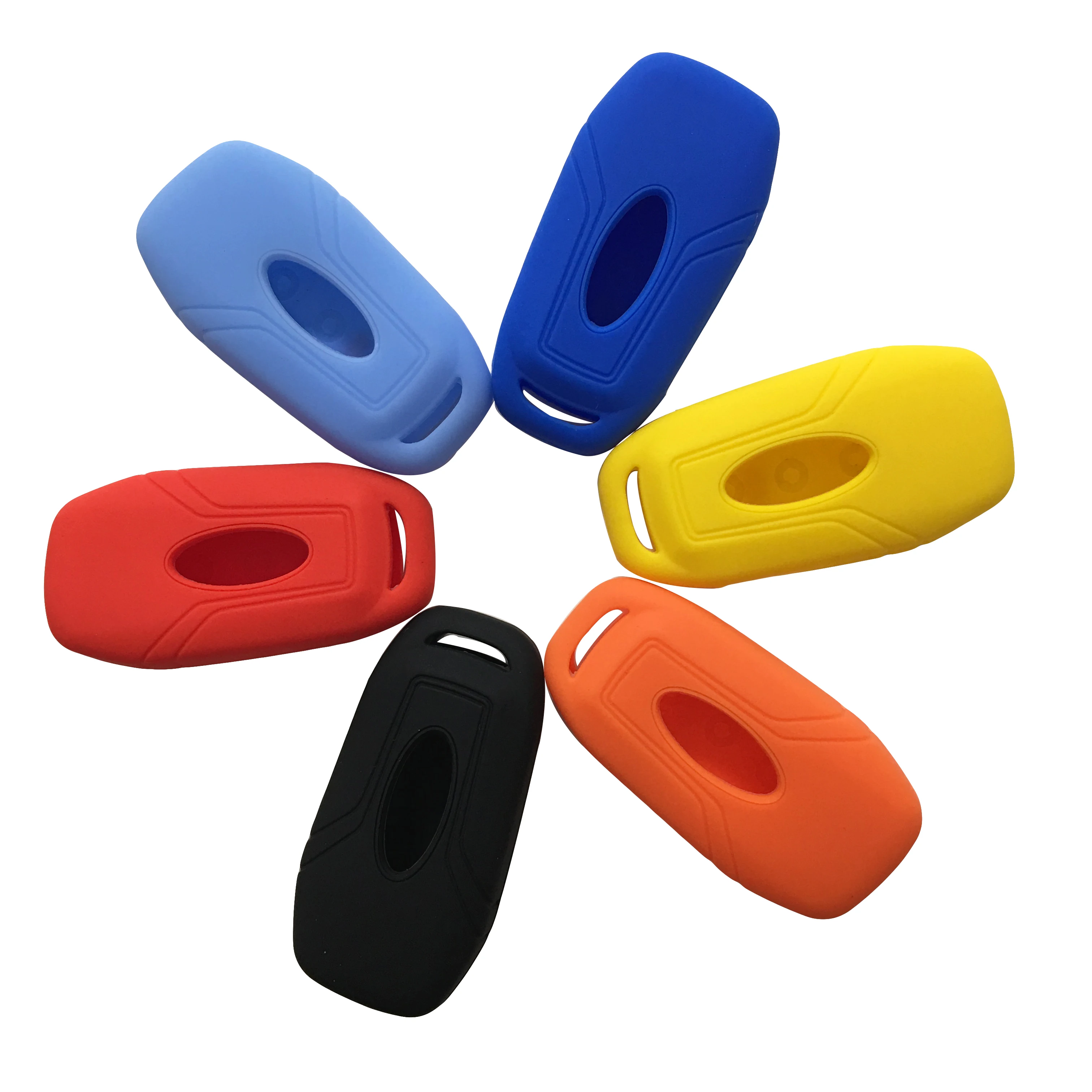 Car Key Cover Shell Skin Holder for Ford Fusion 2013 2014 2015 Mustang Fusion Fiesta Remote Flip Keys Case for Keychain Alarm