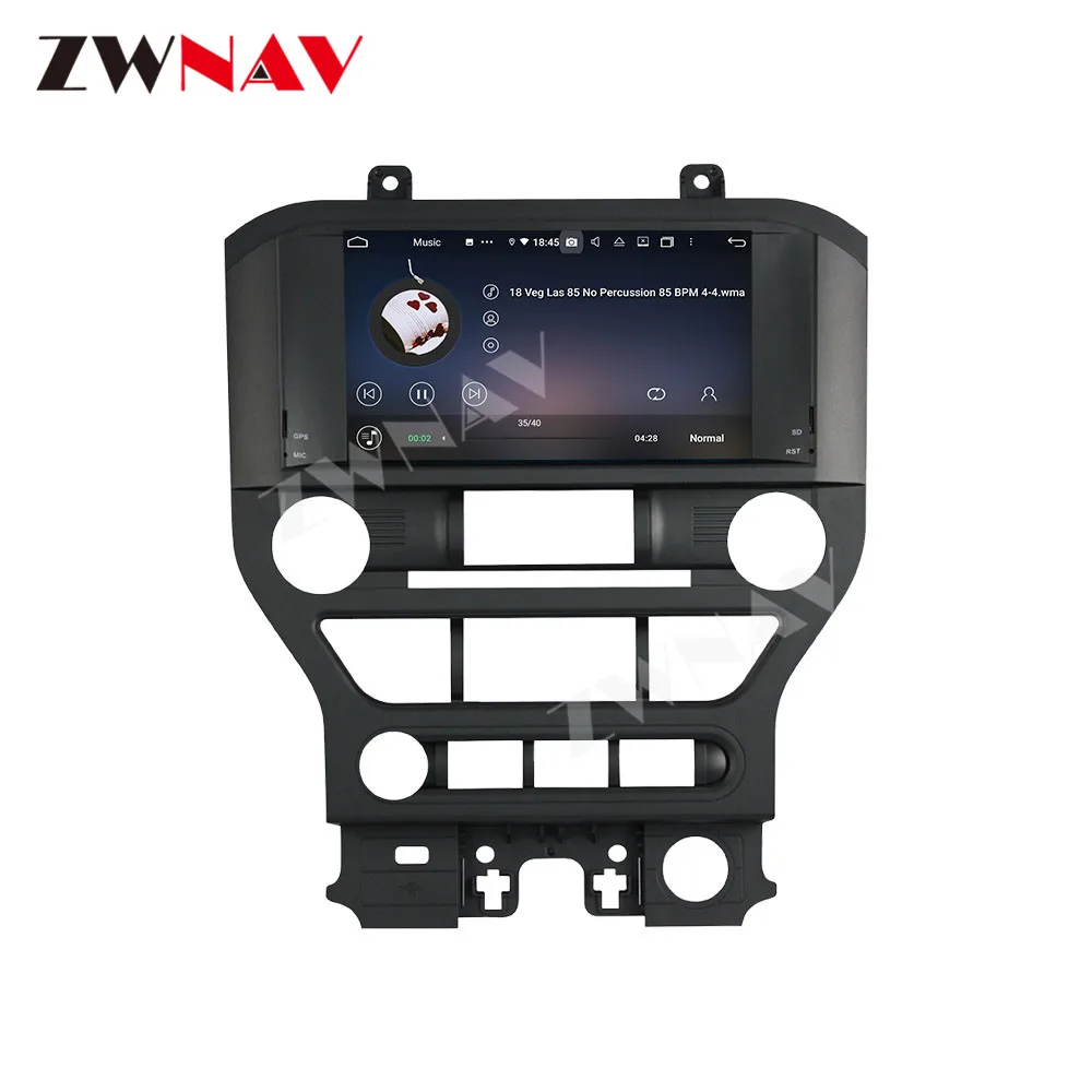 128G Carplay Android 10.0 screen player For Ford Mustang 2015 2016 2017 2018 GPS navi Auto Audio Radio Music stereo BT head unit