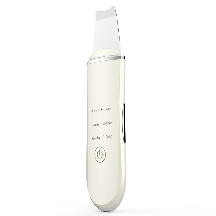  USB wireless skin peeling scrubber Ion Ultrasound Facial Beauty Dead Skin Remover Device