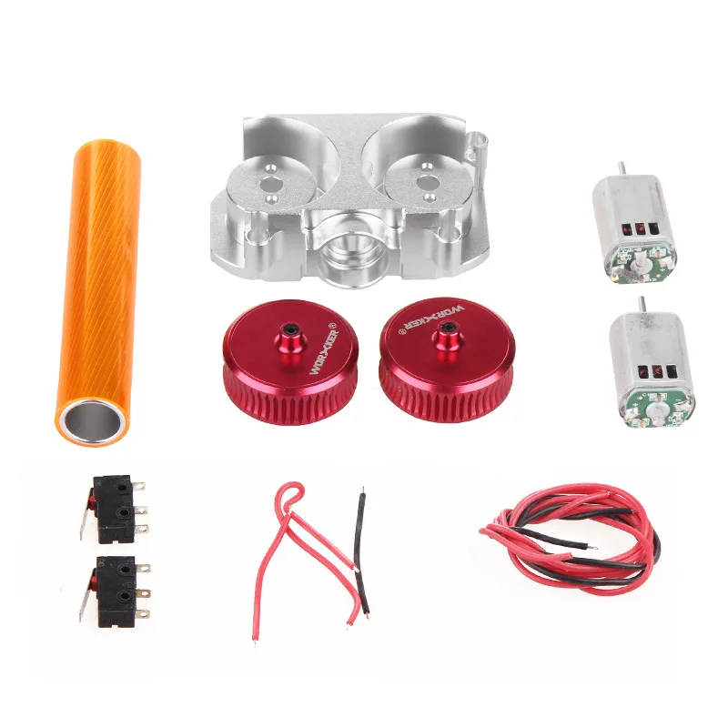 

Worker Modified Parts Set Toy Accessories for Nerf STF/CS-18(Precise Type) - Red + Silver Flywheel Motor Parts