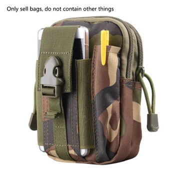 

New Nylon Waist Bag Tactical Pouch Hunting Belt Waist Bag Military Pack Outdoor Phone Pouches Dropshipping About 12 x 6 x 17.5cm