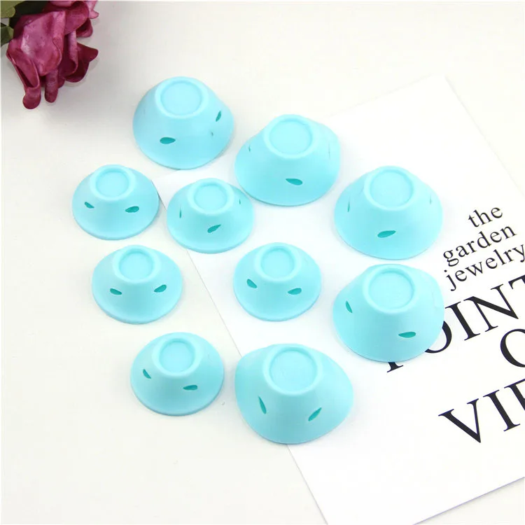 Волосы бигуди для ухода TJ - Цвет: Blue 10pcs