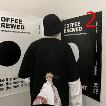

Long Sleeve Korean Loose Top Personalized Simple Men's Undershirt 2019