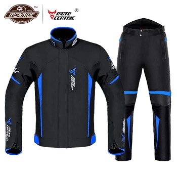 

MOTOCENTRIC Motorcycle Jacket +Pants Moto Jacket Body Armor Waterproof Riding Racing Jaqueta Chaqueta Protection
