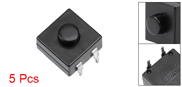 12x12x9-3P 5pcs Uxcell 5 шт. 12x12x9 мм 3 полюса PCB фиксация Тактильные Такт кнопочный переключатель для фонарь - Цвет: 12x12x9-3P 5pcs
