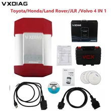 Wifi VXDIAG мульти диагностический инструмент для Toyota для Honda Land Rover/Jaguar JLR и Volvo 4 в 1 сканер