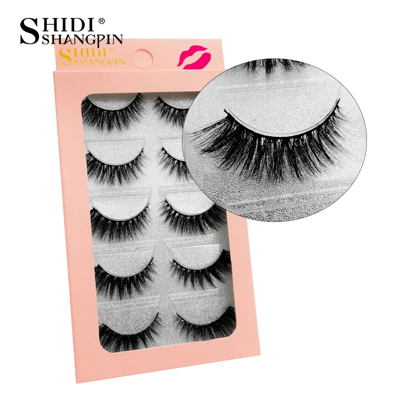 Mink False Eyelashes Soft Natural Long Reusable