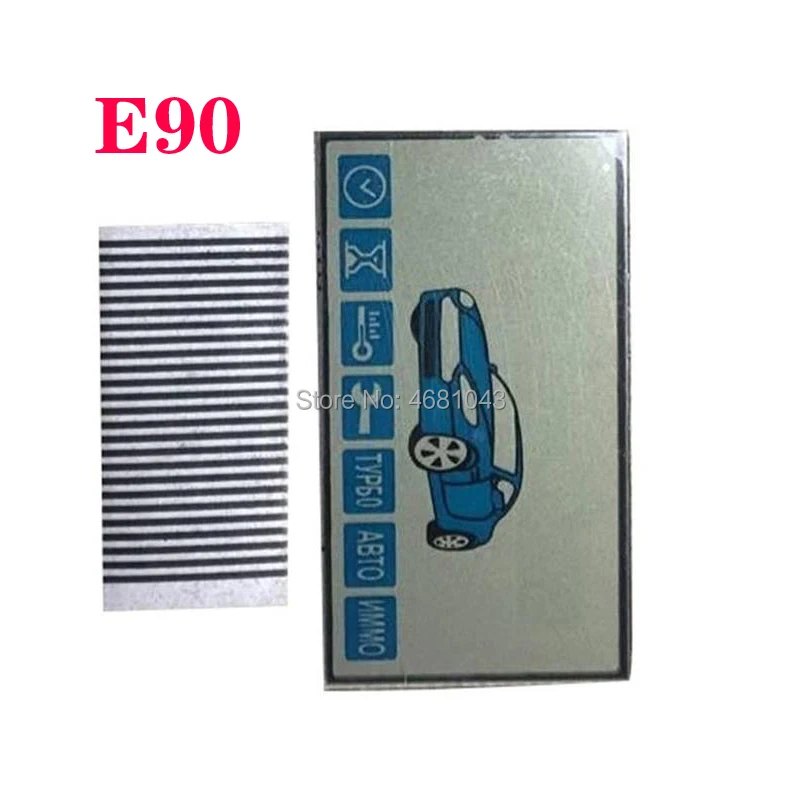 12 шт./лот E90 ЖК-дисплей экран гибкий кабель полосы для Starline E85 E90 E91 E92 E95 E60 E61 E62 E65 ЖК-пульт дистанционного управления