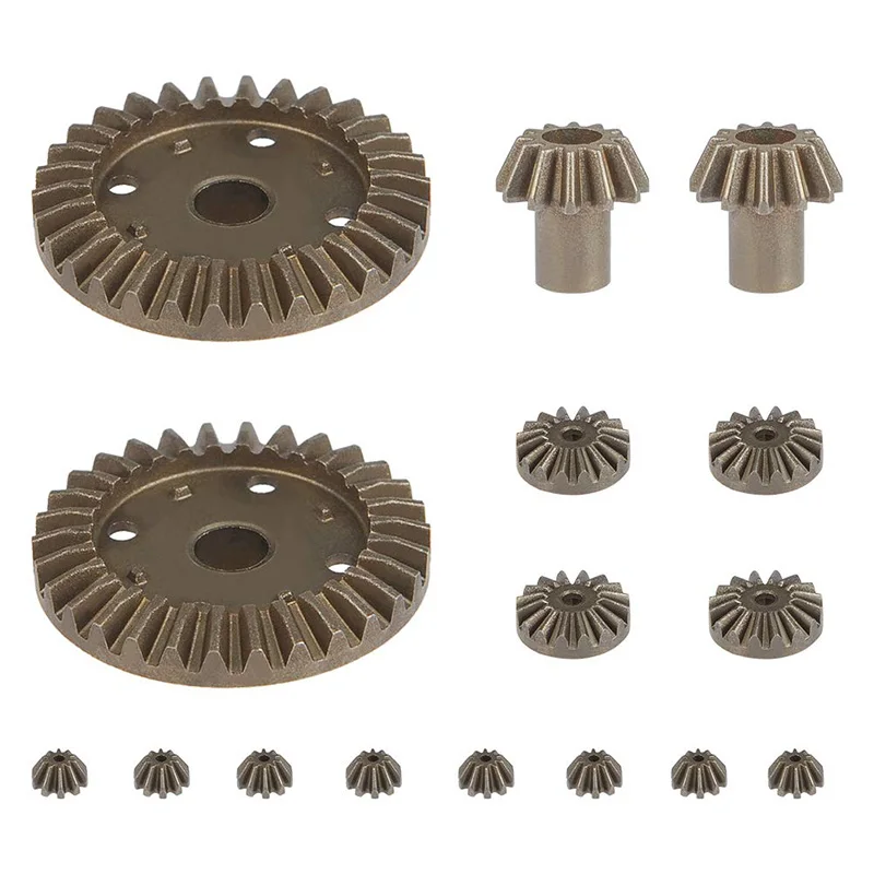 Engranajes Diferenciales De Metal Para WLtoys 1/18 A959 A949 – Set De 16 Piezas, Repuesto Premium Para Mejorar La Durabilidad De Tu Coche RC