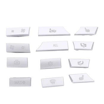 

ABS Air Conditioner Buttons Sequins Decoration Cover Trim For BMW F10 F11 F06 F01 E70 E71 F25 F26 Replacement Type Car Accessori