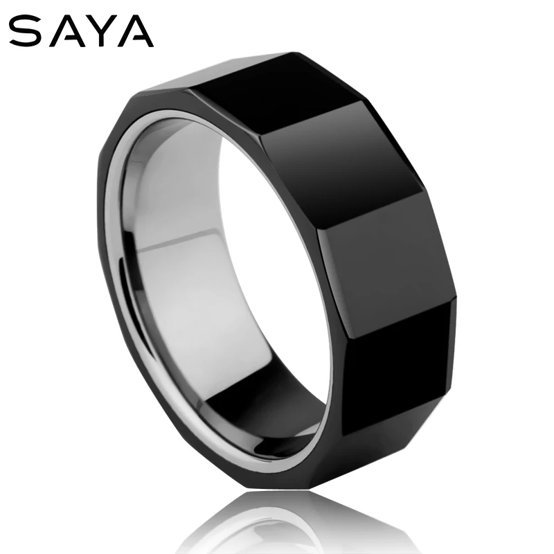 

5-9mm Ceramic Ring Black Plate For Man Jewelry Shipped By DHL