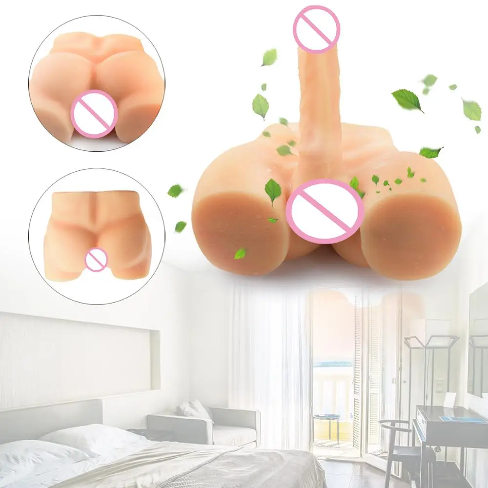 Dildo Ass Lifelike Testicle Male Torso Realistic Penis Ass Sex Doll for Women and Men Large Penis and Tight Anus Dildo Sex Toy