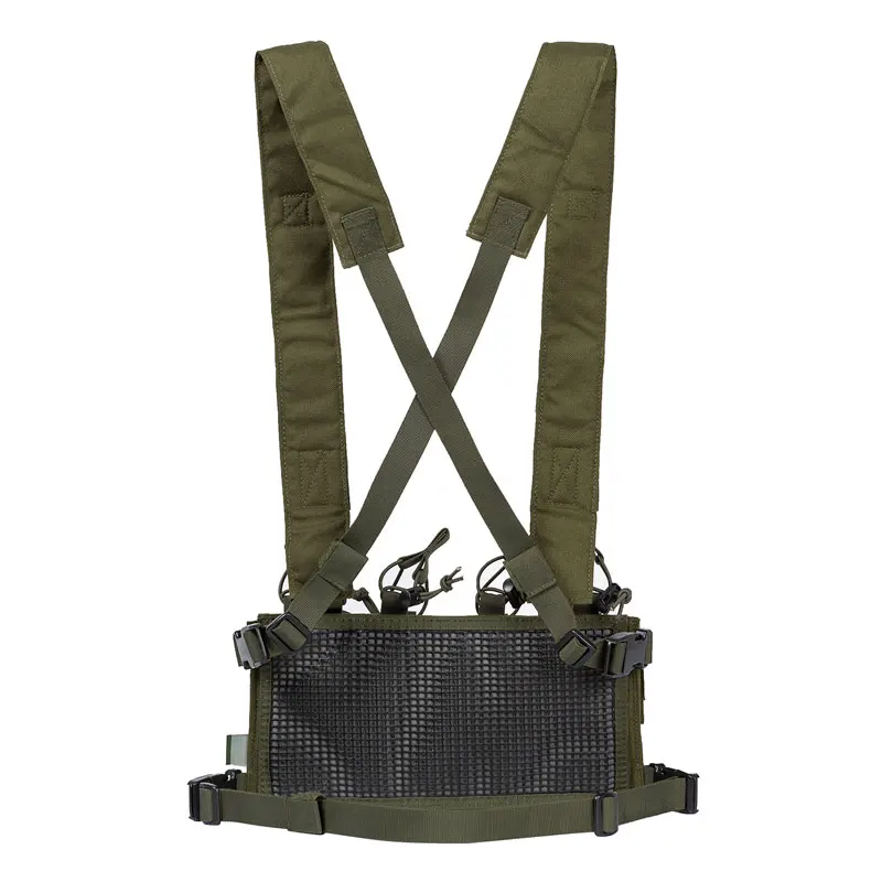 OneTigris Outdoor CS Vest Chest Set With X Harness Military Equipment 500D Nylon Cloth JPC Tactical Molle Hunting Vest