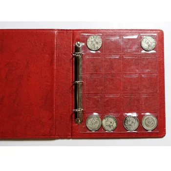 

10 Pcs Clear Leaflets Coin Collection Storage Holder Loose Leaf Inner Display