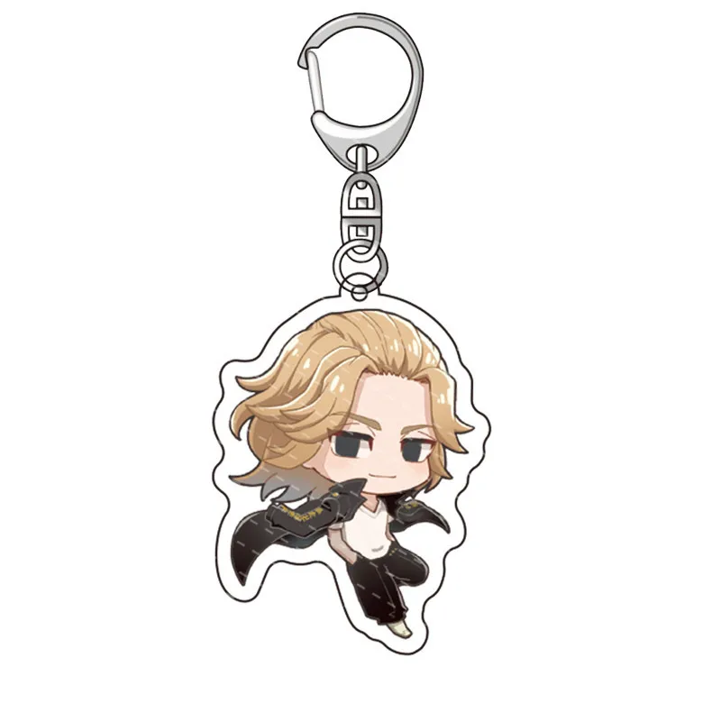 Tokyo Revengers Anime Cosplay Keychain Manjiro Ken Takemichi Hinata Atsushi Chibi Kawaii Bag Pendant Fans Collection Props