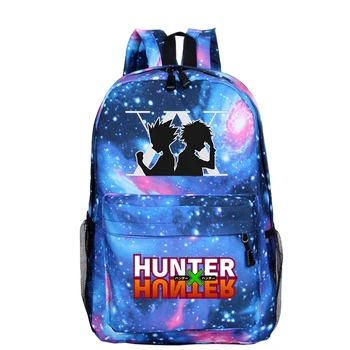 

Anime Bookbag HUNTER X HUNTER Backpack Killua Zoldyck Baka Japanese Bagpack Pink Backpack Women School Bags for Girls Mochila
