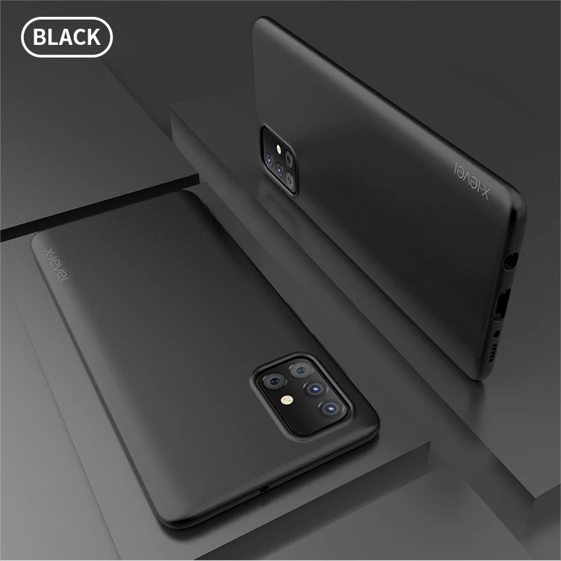 X Level силиконовый чехол для Samsung Galaxy A12 A42 A51 A71 матовый мягкий из силикона и ТПУ