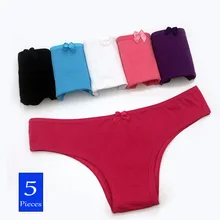 Хлопковые трусики женское нижнее белье сексуальные плавки женские трусы с низкой талией женские трусики женские нижнее белье для девушек 5 шт./лот