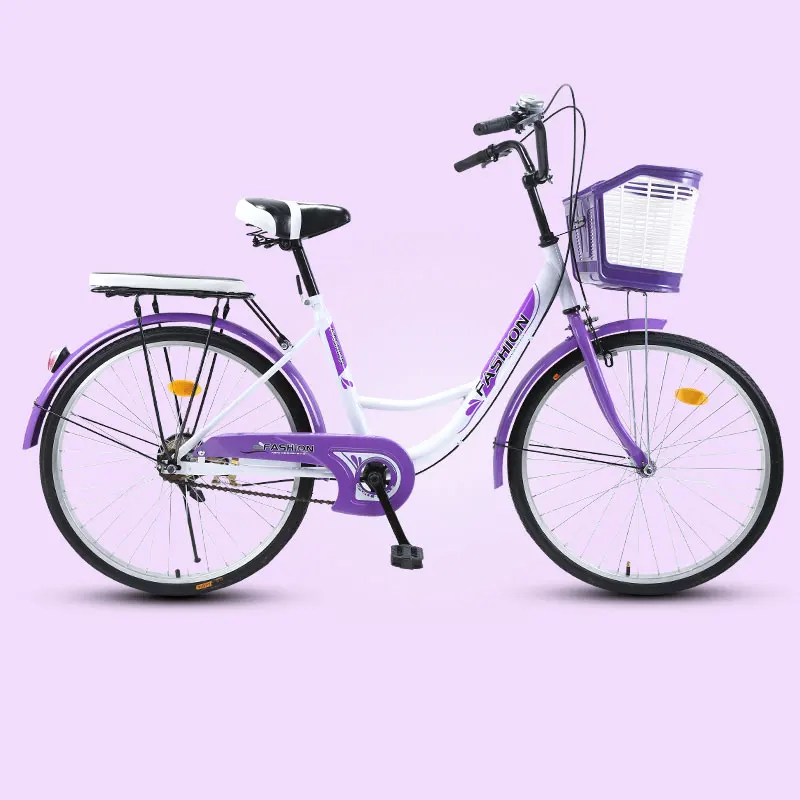 Retro Fixed Gear Bicycle Portable Commuter Adult Bike