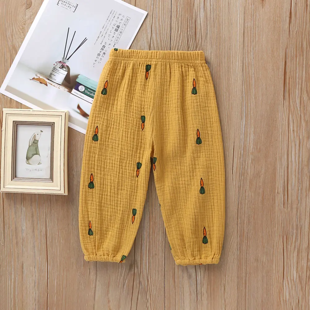 Kids Boys Girls 6M-3T Cotton Casual Trousers Toddler Leggings Harem Pants