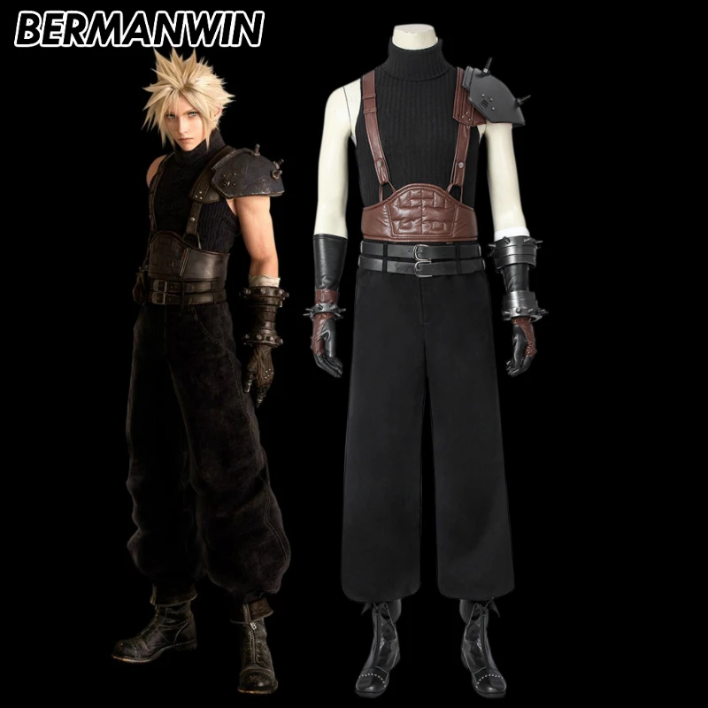 Костюм BERMANWIN PS4 для переделки фэнтези униформа косплея ффэнтези VII Хэллоуина