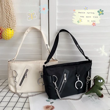 

NEW Original Design Fashion Casual Nylon Cloth Girl Underarm Bag Shoulder Diagonal Bag Width 18cm Height 29cm Thickness 7cm