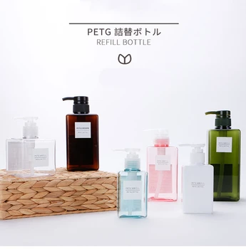 

Bathroom Bottle Hotel Liquid Soap Foam Dispenser Clear Foam Make Up Shampoo Lotion Containers Box Kitchen Accessories