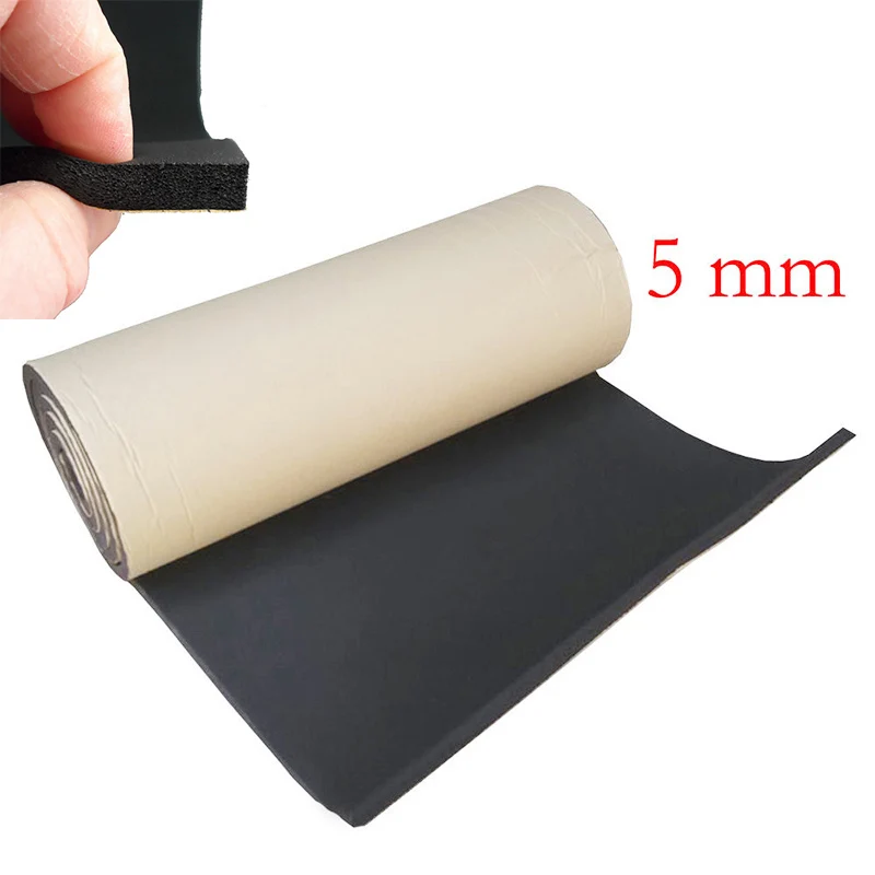Автомобильный пенный звукоизоляции резиновый шланг 5 мм Proofing Deadening Insulation Мода
