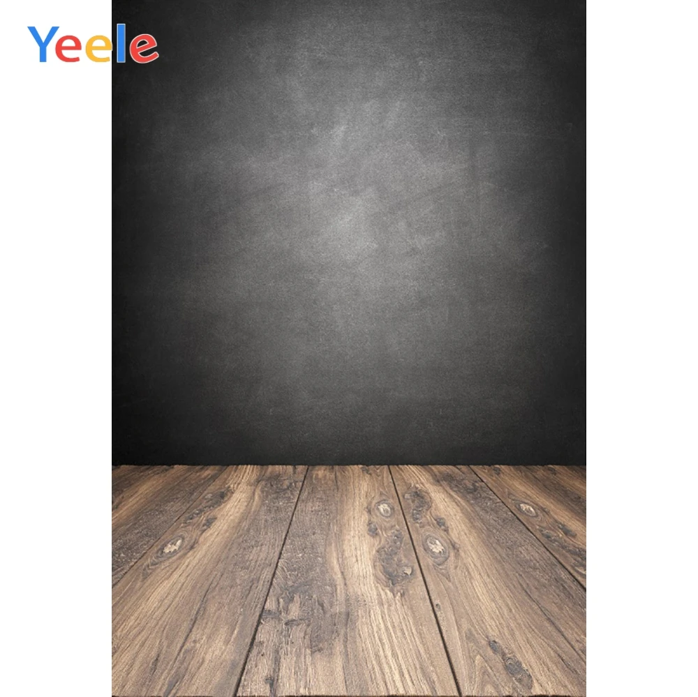 Grunge Dark Cement Wall Wooden Floor Baby Child Portrait Photophone Food Doll Photo Background Backdrop For Studio | Электроника