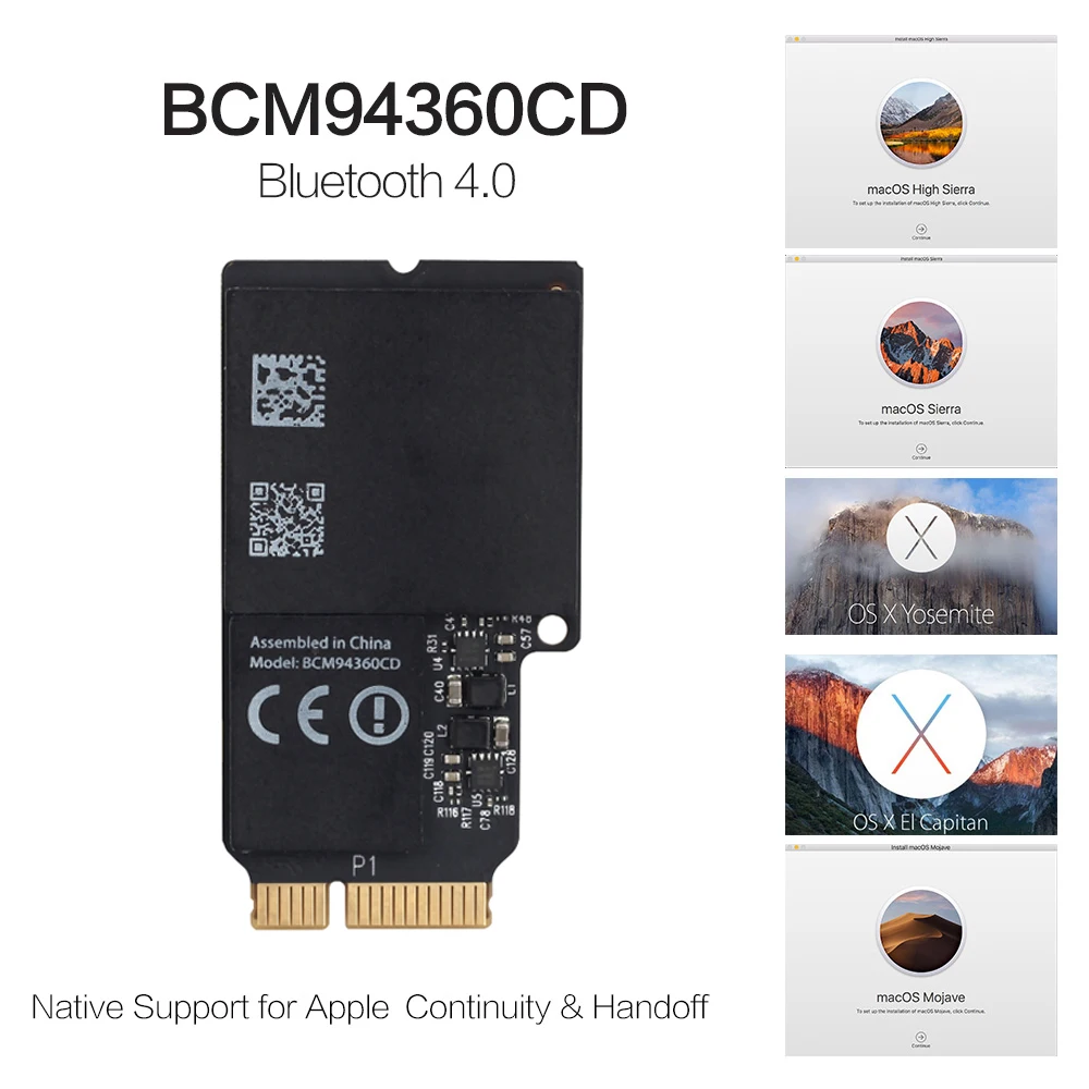 Двухдиапазонный 1750 Мбит/с BCM94360CD 802.11AC WIFI беспроводной Bluetooth 4 0 bcm94360cd карта родной