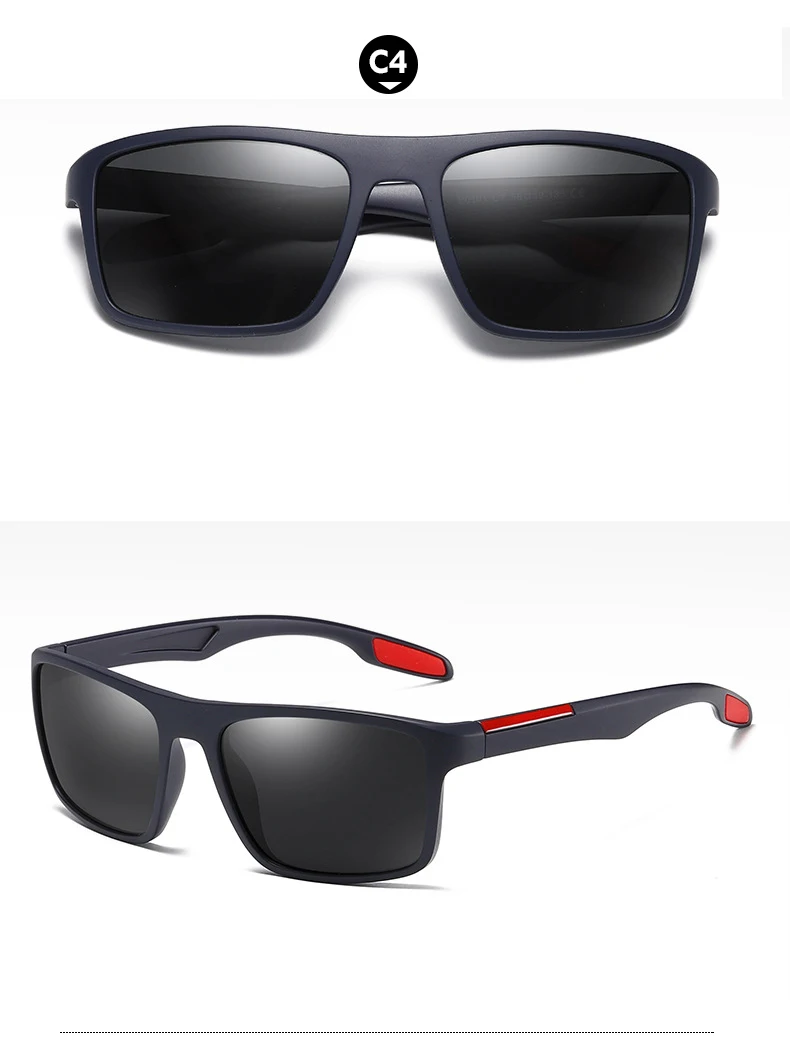 HGE-H ультралегкие Квадратные Солнцезащитные очки TR90, мужские брендовые дизайнерские модные солнцезащитные очки, мужские уличные дорожные очки UV400 Gafas KD142