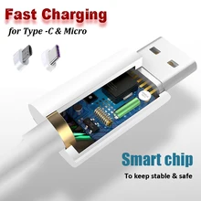USB 3,1 Typ C Micro USB Ladegerät Kabel für Android Telefon Schnelle Lade für Samsung Galaxy Huawei Daten Linie 1m 2m 3m Linie