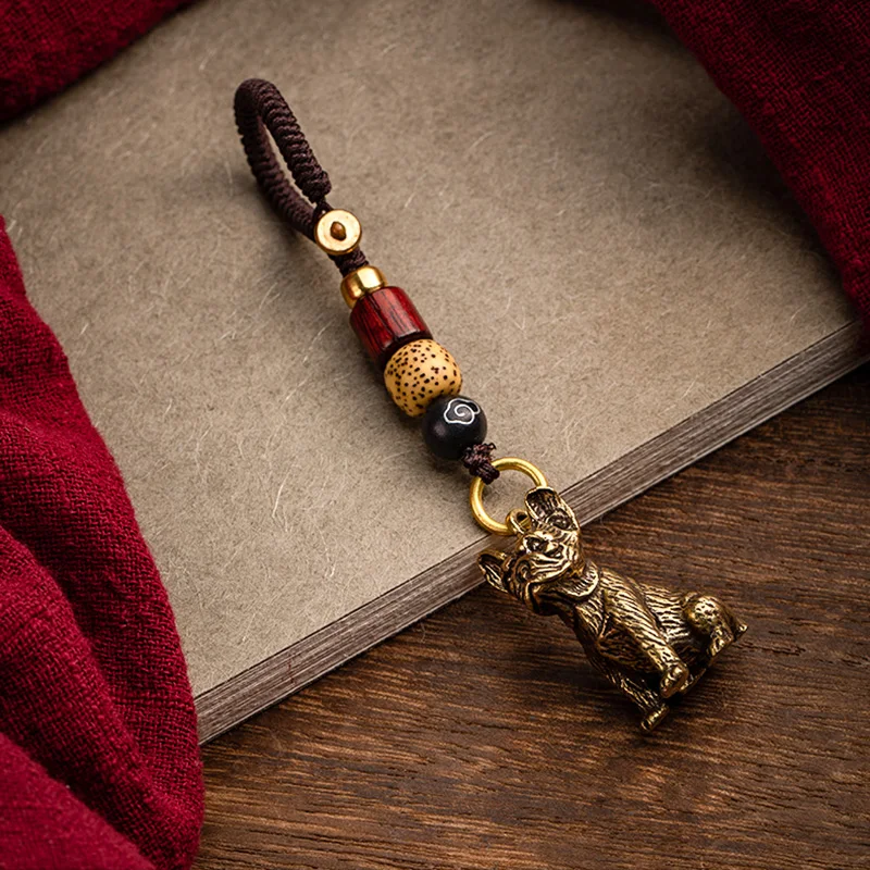 dog rope pendant brass (1)