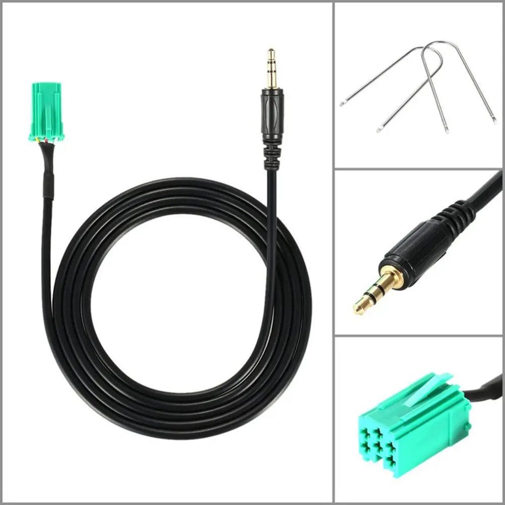 

for Renault AUX MP3 audio cable with 2 tools for RENAULT Clio AUX audio cable + 2 pairs of disassembly tools
