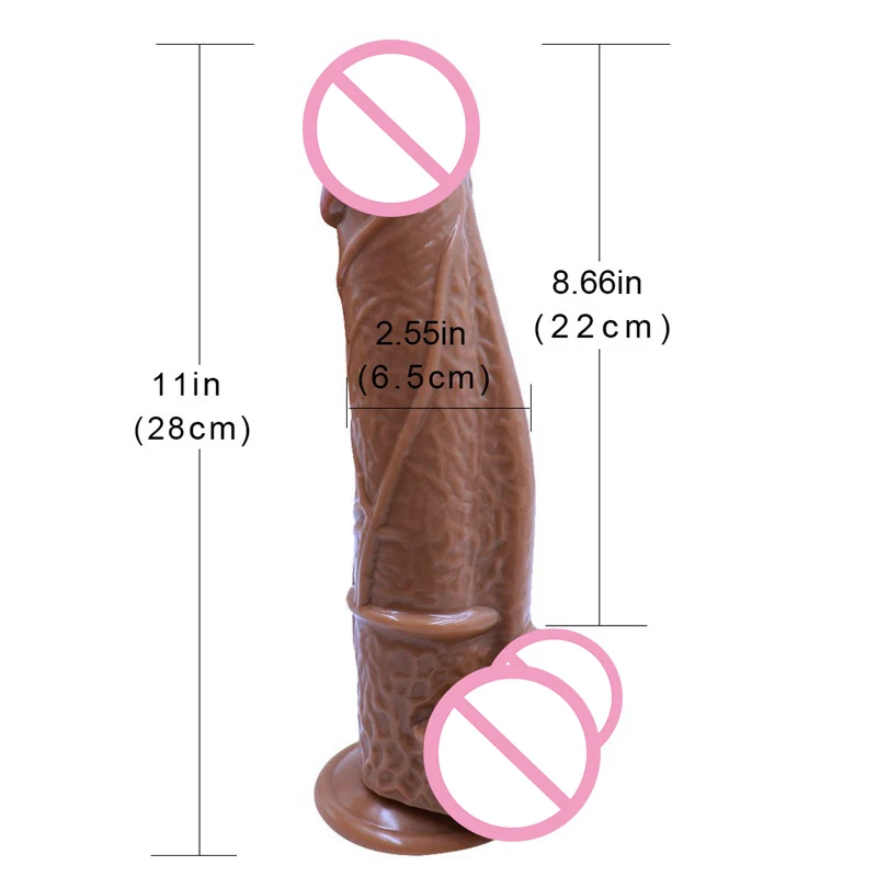 28*6.5CM Long Dildo Giant Super Huge Dildo Strong Suction Cup Big Dick Anal Butt Plug Large Dildos Realistic Sex Toys For Women 28*6.5CM Long Dildo Giant Super Huge Dildo Strong Suction Cup Big Dick Anal Butt Plug Large Dildos Realistic Sex Toys For Women