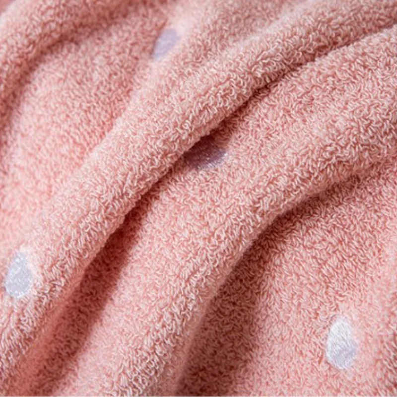 Pure cotton towel peach heart Solid color creative daily necessities washcloth bathroom comfortable fashion Absorbent 35*75 3