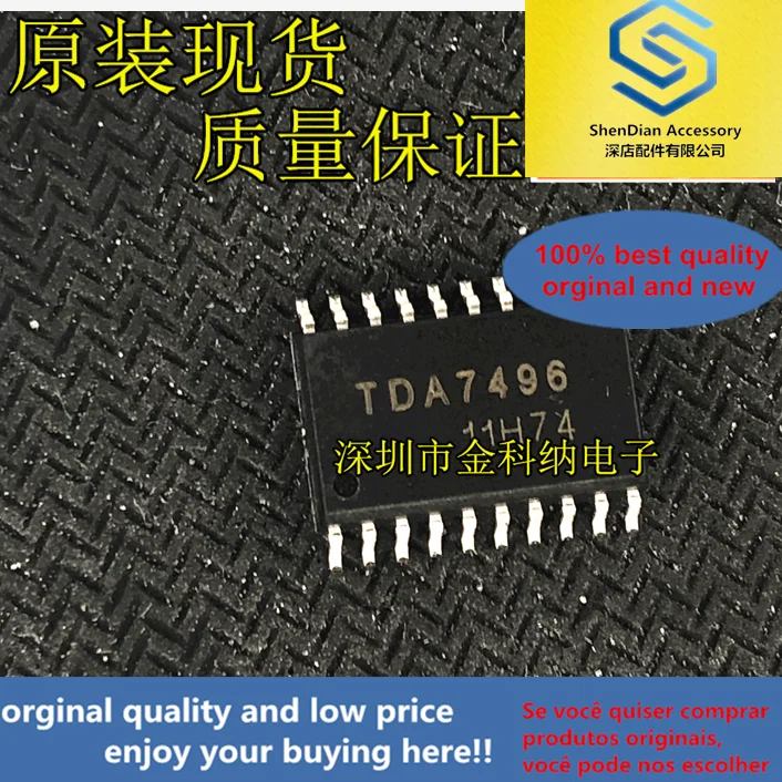 

10pcs only orginal new TDA7496 TDA7496LK SOP-20 audio power amplifier chip