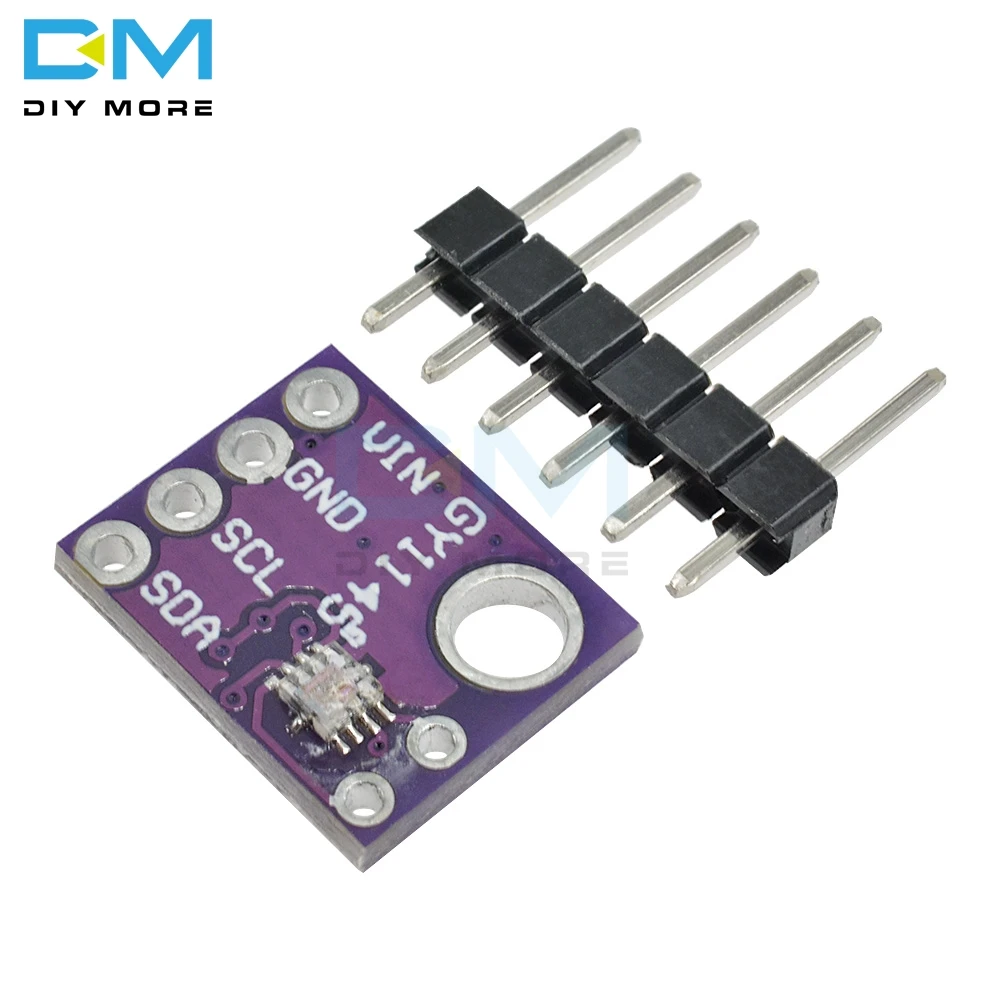 SI1145 UV IR Видимый датчик, плата, iec, IIC, GY-1145, 6Pin, светильник, секционный модуль, цифровой датчик с контактным разъемом