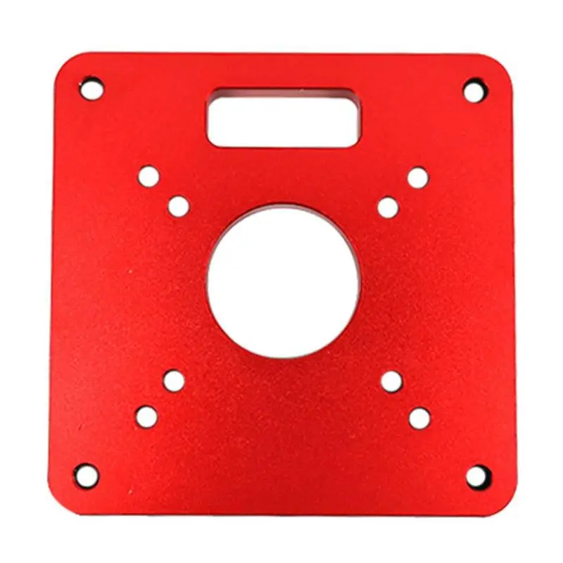

Aluminum Trimmer Router Table Insert Plate Ring Screw Flip Board RT0700C DIY Woodworking Tools 120*120*8mm