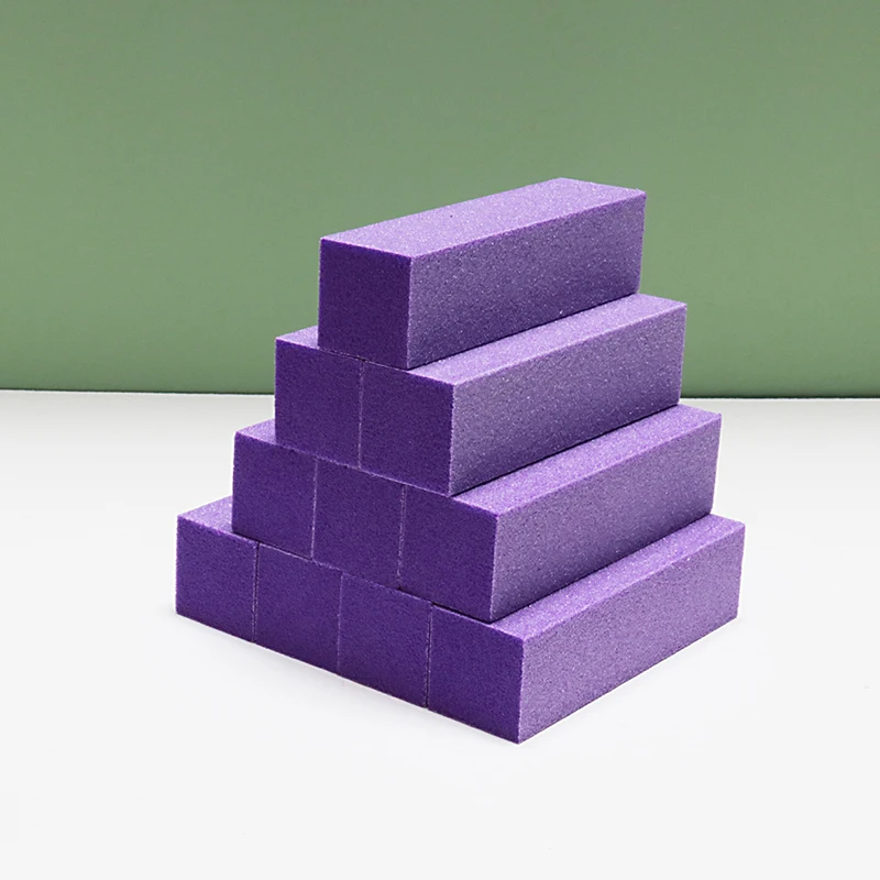 Sponge Nail Art Buffer Block 4 Sides Manicure Tool