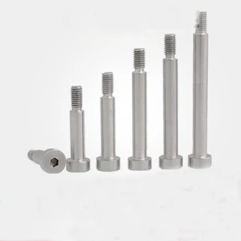 

3pcs M4 Allen shoulder screws hexagon socket shoulder shaft shoulder limit plug scrwe polished rod diameter 5mm 3mm-45mm long