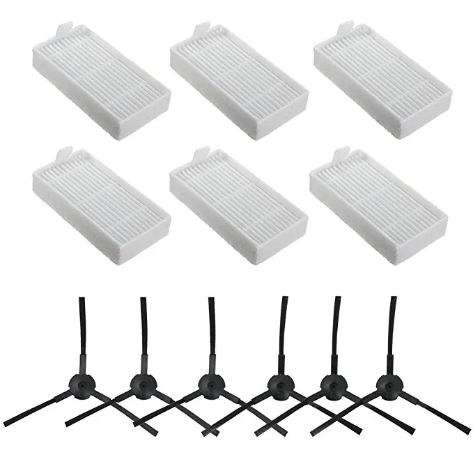

Robot Vacuum Cleaner Side Brush Hepa Filter for SilverCrest SSWR A1 Robot Vacuum Cleaner Hepa Filter Side Brush Replacement Kit
