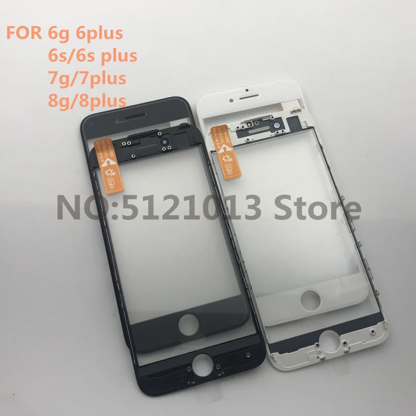 2 шт. холодный пресс 3 в 1 передний ЖК-экран стекло с рамкой OCA для iPhone 5 5S 5c 6 6s 7 8 plus запчасти для ремонта