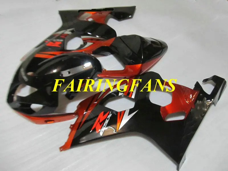 Литьевая форма Обтекатель тела комплект для GSXR600 750 K4 04 05 GSXR 600 GSXR750 2004 2005 ABS Красный Черный Обтекатели кузова+ подарки SE64