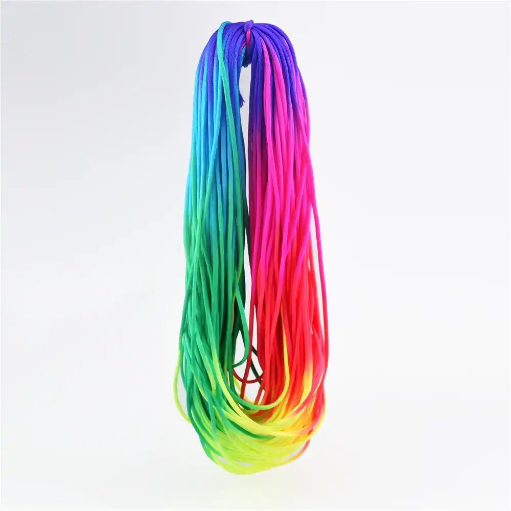 300 Feet 92 Meters 4mm Corda De Paraquedas Muliti Color Paracord 550 Parachute Cord Lanyard Rope 7 Strand Hiking Paracorde Paracord Aliexpress