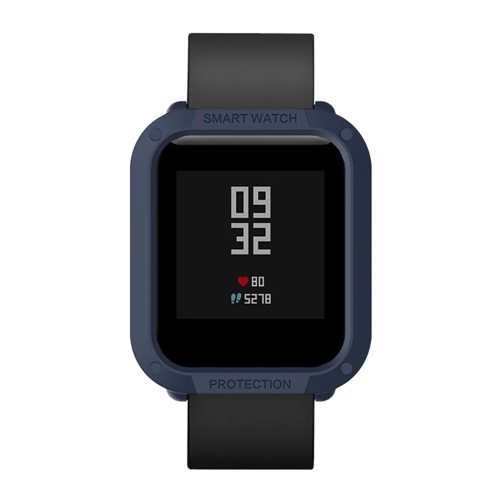Ouhaobin ультра-тонкий компьютер защитный чехол для Amazfit Bip Молодежные часы цветной протектор экрана чехол для Amazfit bip case 905#2