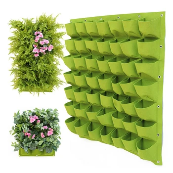 

Non-woven Felt Grow Bag Wall-mounted Planting Bag Wall Greening Plant Cultivation Bag Gardening Bag Grow Bag Garden Supplies